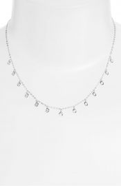 Nadri Shaker Crystal Necklace in Silver at Nordstrom